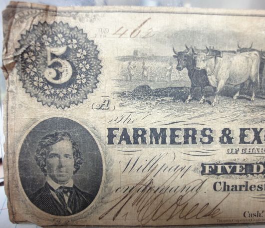 Confederate-States-Of-America-Currency,-1863-&-1864